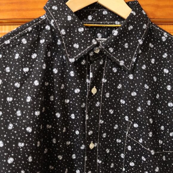 Enyce Vintage Y2K Streetwear Button Down All Over Print Shirt 3XL - Picture 2 of 16